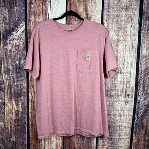 Carhartt Short Sleeve Tee Light Rose Peachy Pink Tshirt